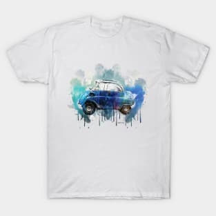 Isetta Microcar Splash Art T-Shirt